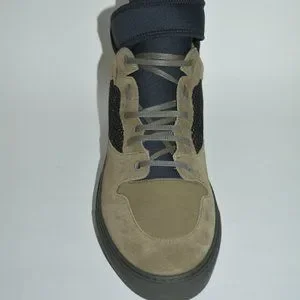 NWT BALENCIAGA MENS NEOPRENE STRAP HITOP SUEDE LEATHER SNEAKERS US 15 EU 48 Balenciaga | Shoes | Nwt Balenciaga Mens Neoprene Strap  main image 2